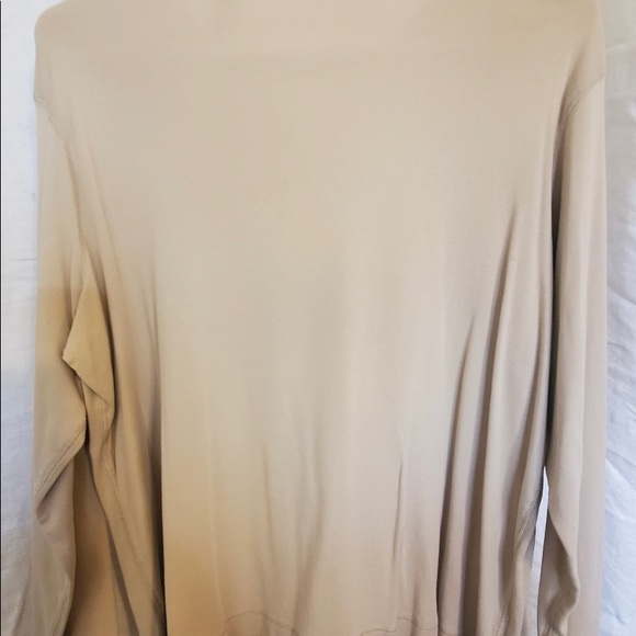 Kate Hill Tan long sleeve women’s top like new size XL - Picture 2 of 3